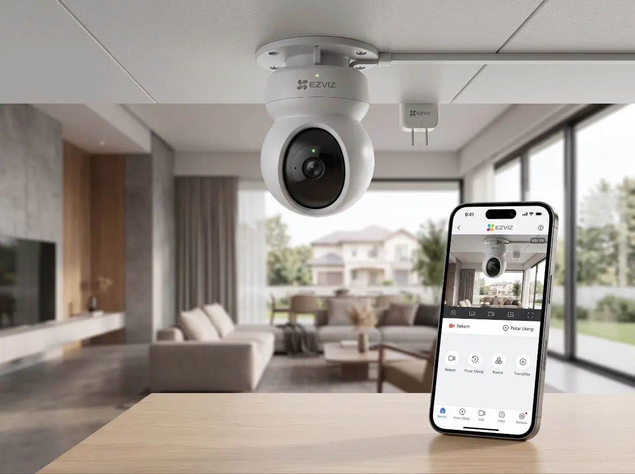 Paket CCTV Indoor EZVIZ C6N 3MP - Pasang CCTV Karangasem Bali